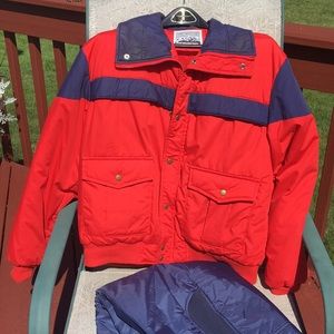 Down ski jacket & pants